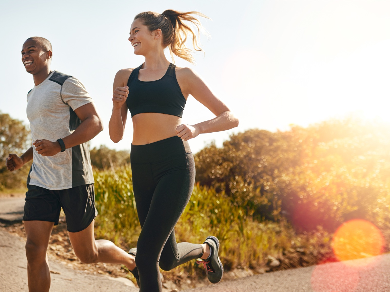 Running al aire libre